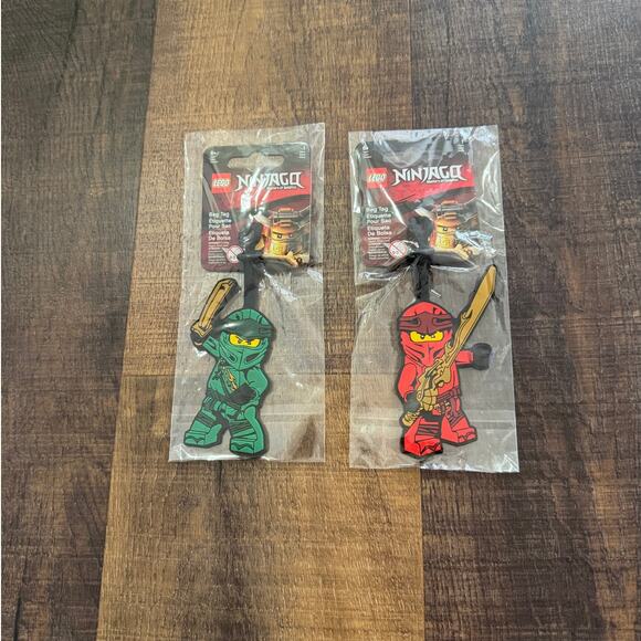 LEGO Ninjago Bag Tag Set of 2 – Lloyd & Kai Minifigure Luggage Tags - Picture 6 of 6